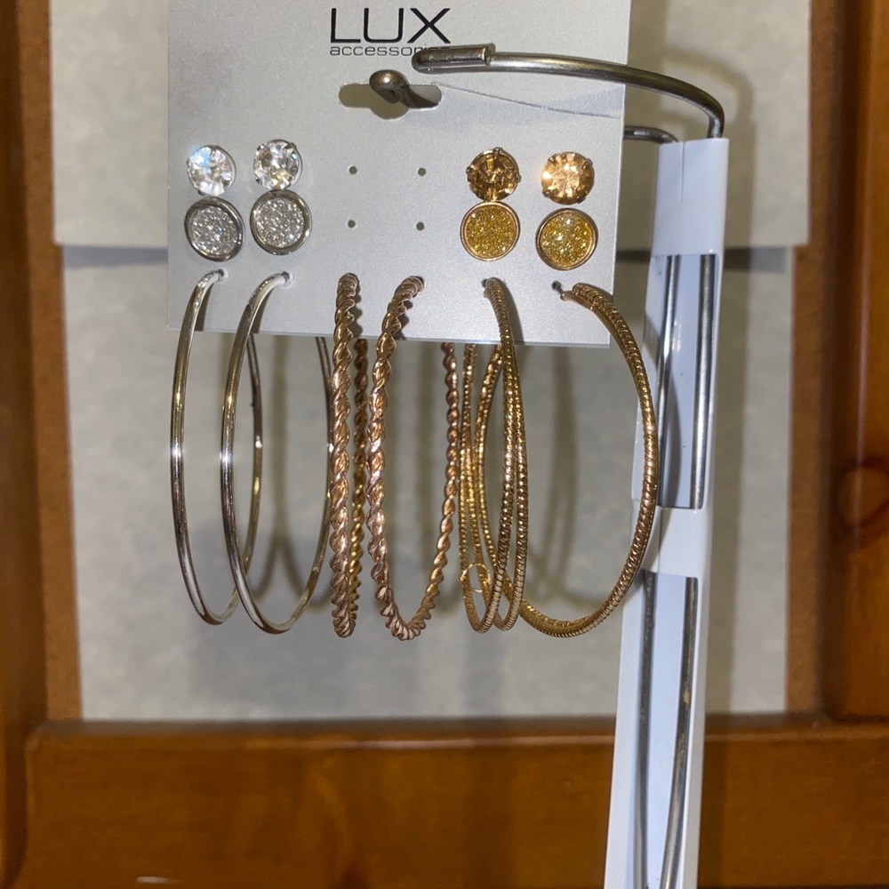 Earrings Set |Gold|Silver|Rose Gold|Hoops|Studs